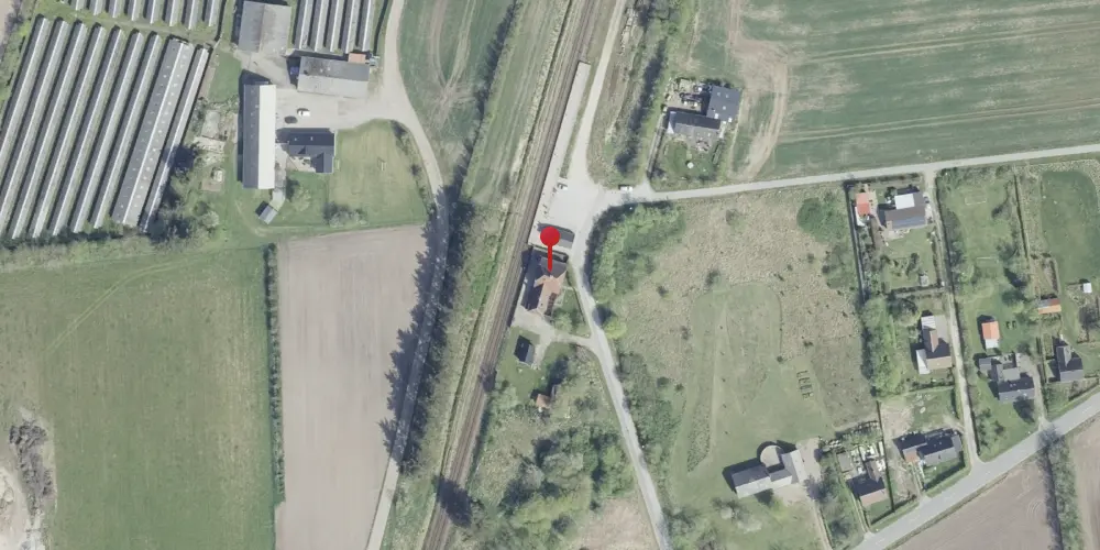 Historisk kort over Horne Station