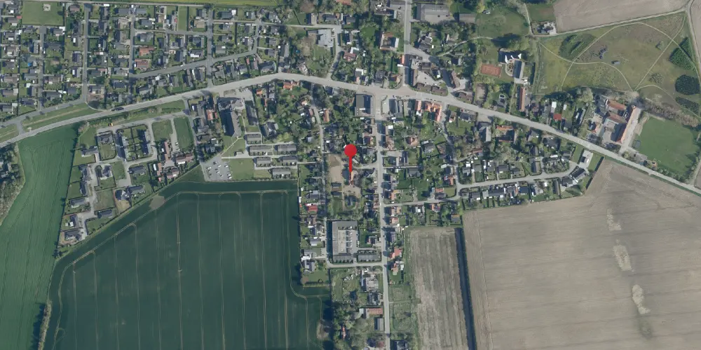 Historisk kort over Mern Station Historisk kort over Mern Station