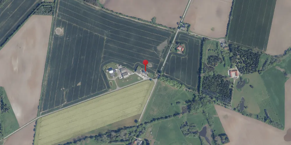 Historisk kort over Snesere Station