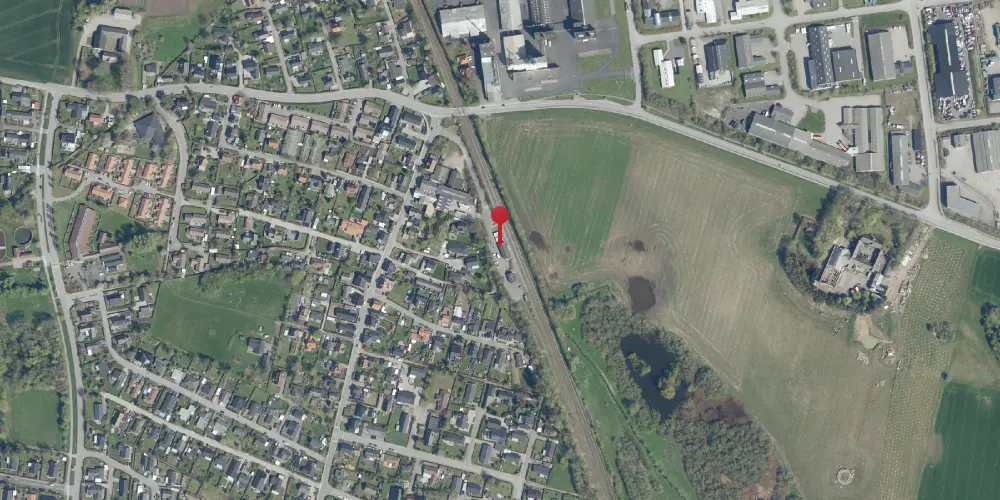 Historisk kort over Gadstrup Station Historisk kort over Gadstrup Station