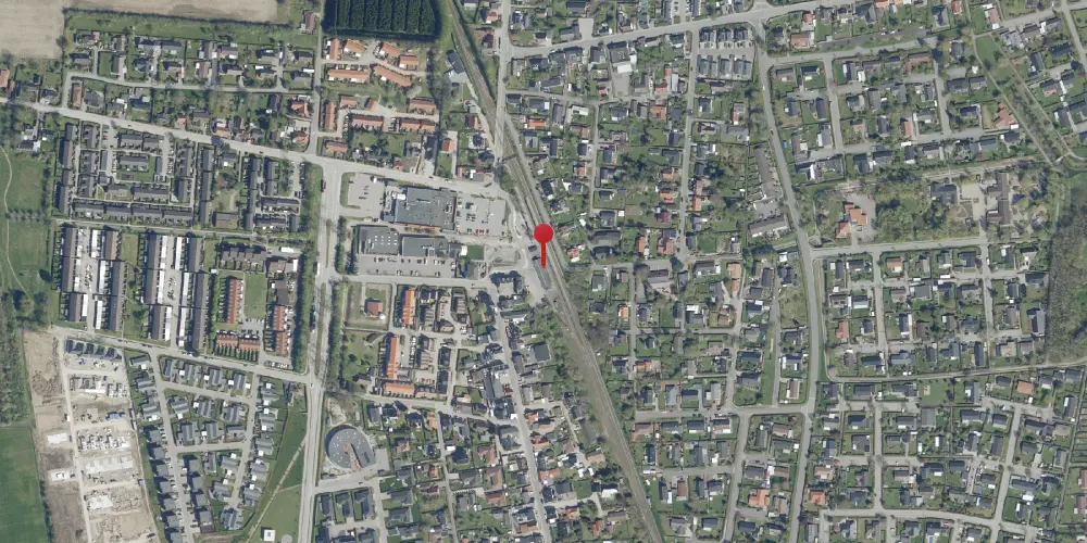 Historisk kort over Havdrup Station Historisk kort over Havdrup Station
