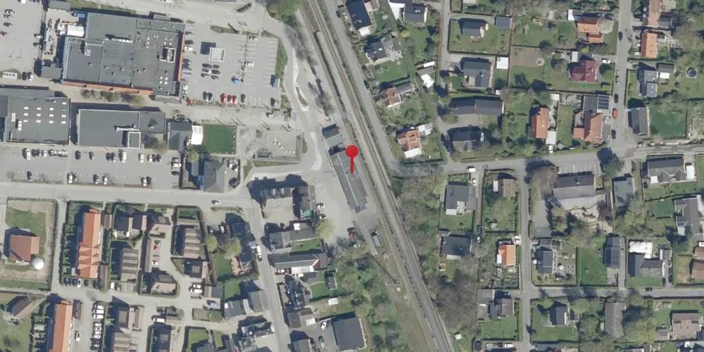 Historisk kort over Havdrup Station Historisk kort over Havdrup Station