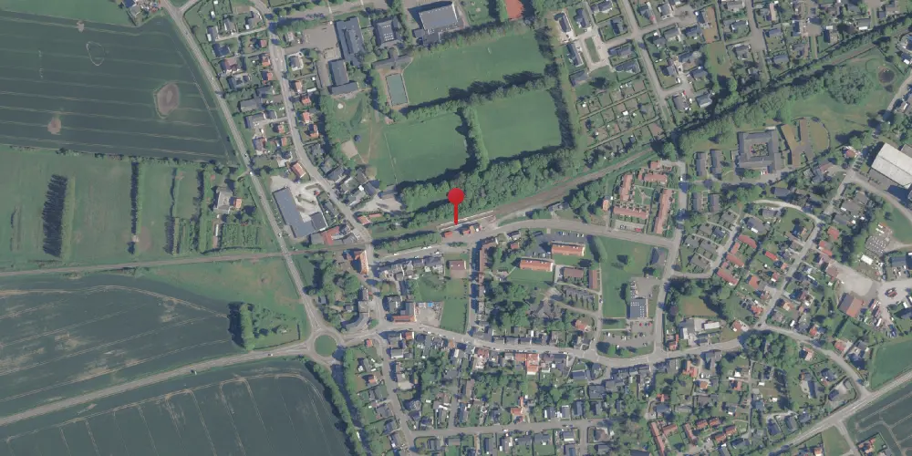 Historisk kort over Store Merløse Trinbræt Historisk kort over Store Merløse Trinbræt