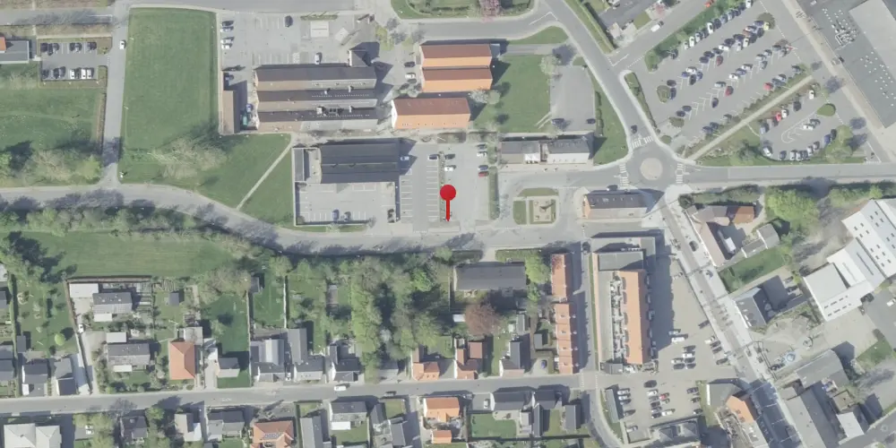Historisk kort over Brovst Station