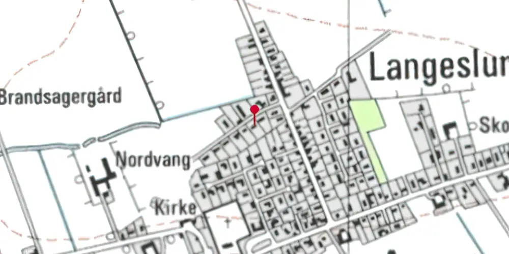 Historisk kort over Arentsminde Station Historisk kort over Arentsminde Station