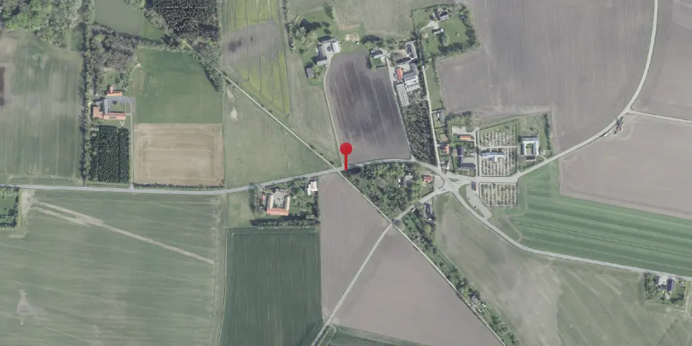 Historisk kort over Vadum Kirke Trinbræt Historisk kort over Vadum Kirke Trinbræt