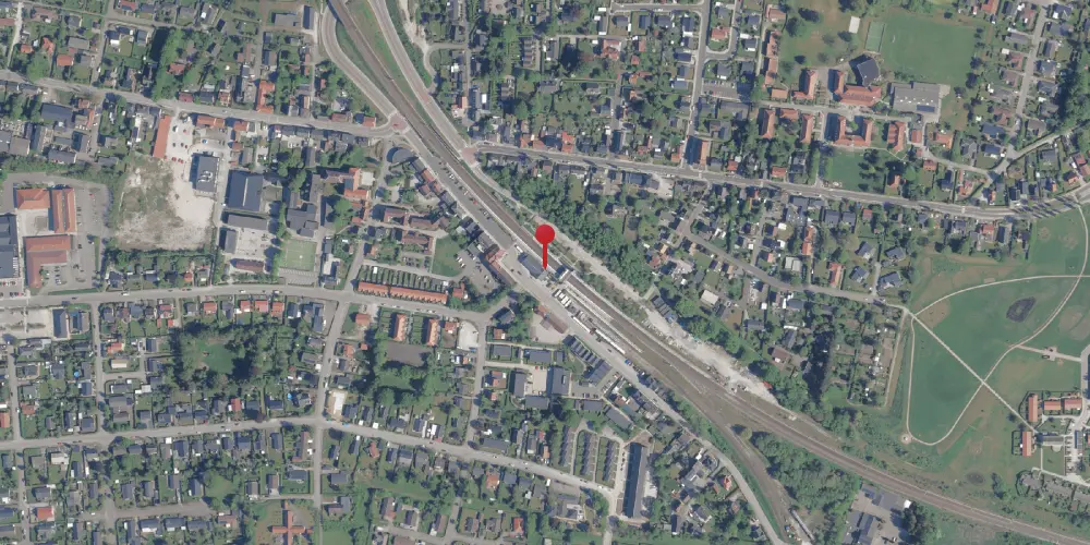 Historisk kort over Tølløse Station Historisk kort over Tølløse Station