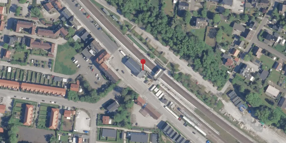 Historisk kort over Tølløse Station Historisk kort over Tølløse Station