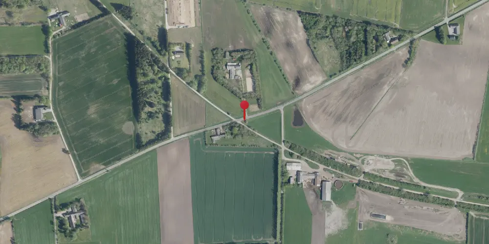 Historisk kort over Husby Trinbræt