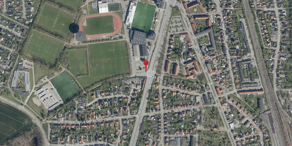 Historisk kort over Københavnsvej Trinbræt Historisk kort over Københavnsvej Trinbræt
