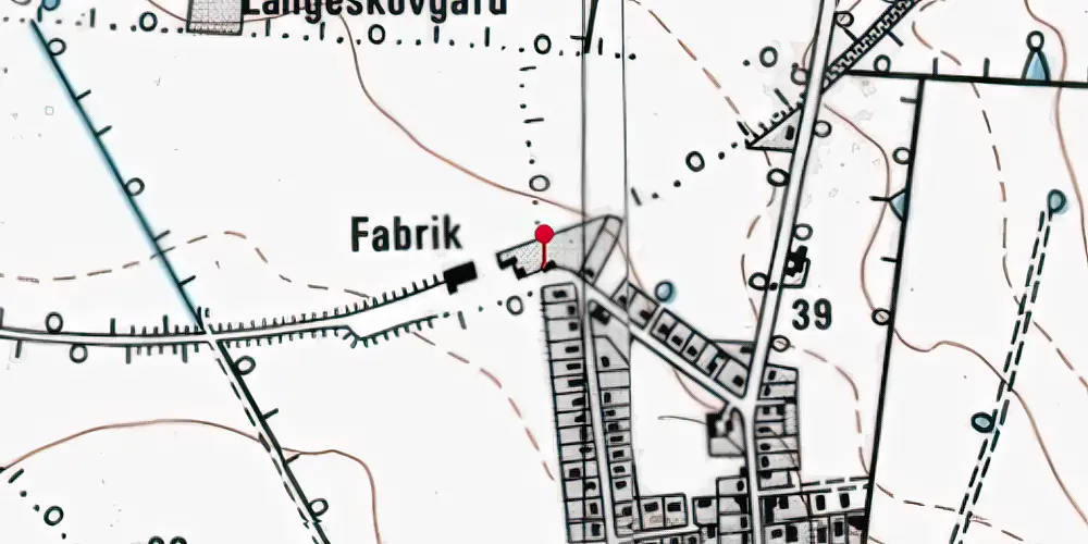 Historisk kort over Ørslev Station Historisk kort over Ørslev Station