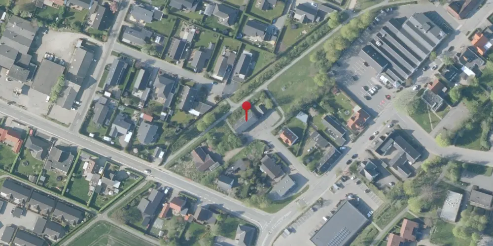 Historisk kort over Klarup Station
