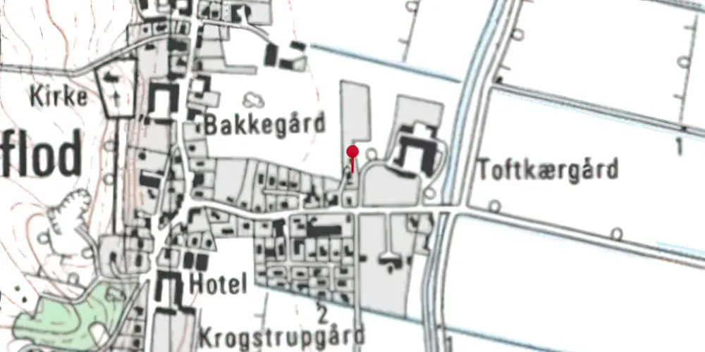 Historisk kort over Sejlflod Station Historisk kort over Sejlflod Station
