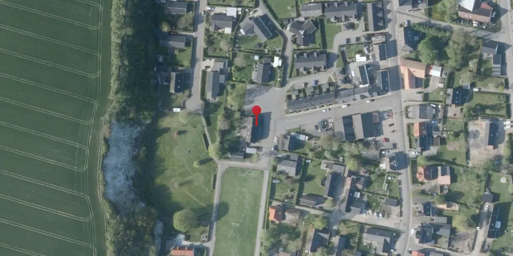 Historisk kort over Gudumholm Station