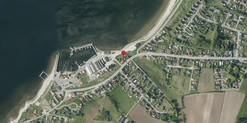 Historisk kort over Hvalpsund Station