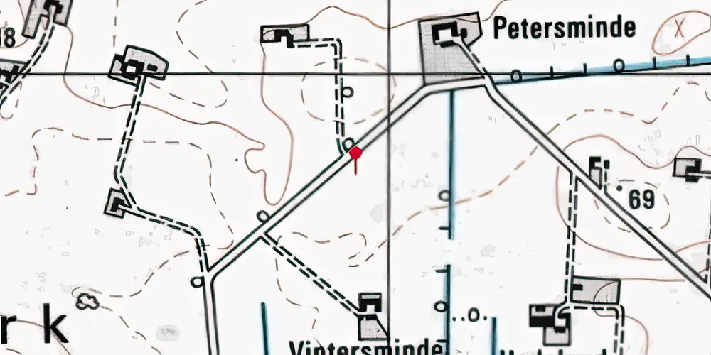 Historisk kort over Vintersminde Trinbræt Historisk kort over Vintersminde Trinbræt