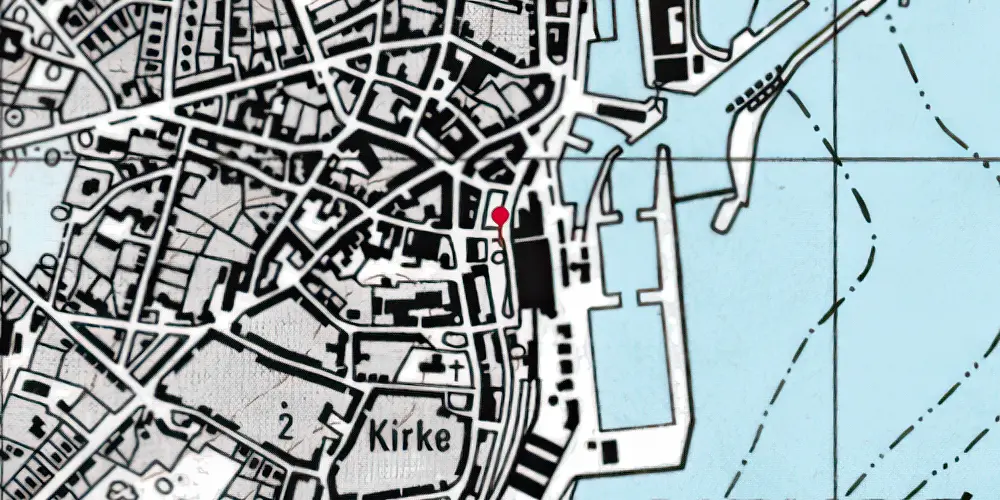 Historisk kort over Nexø Station Historisk kort over Nexø Station