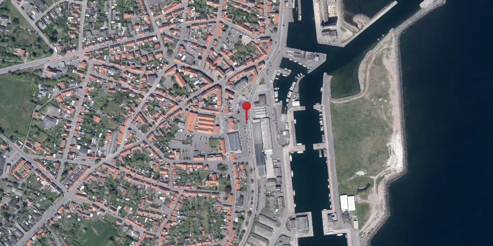 Historisk kort over Nexø Station Historisk kort over Nexø Station
