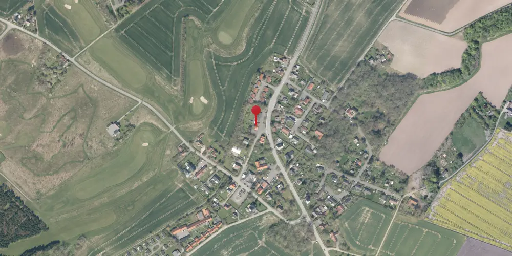 Historisk kort over Rø Station Historisk kort over Rø Station