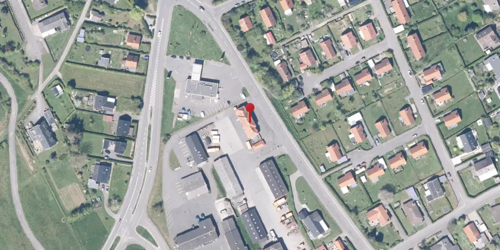 Historisk kort over Allinge Station Historisk kort over Allinge Station