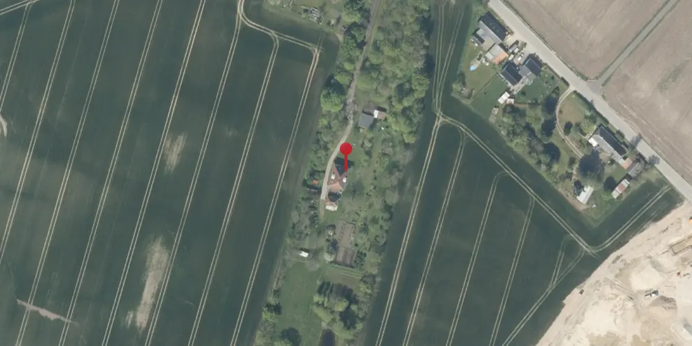Historisk kort over Flintinge Station Historisk kort over Flintinge Station