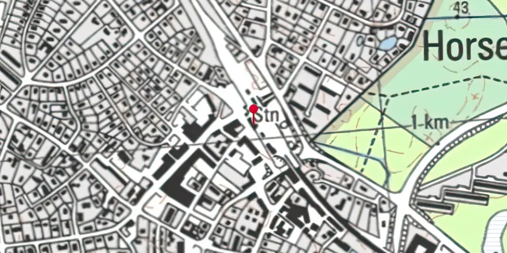 Historisk kort over Allerød Station Historisk kort over Allerød Station