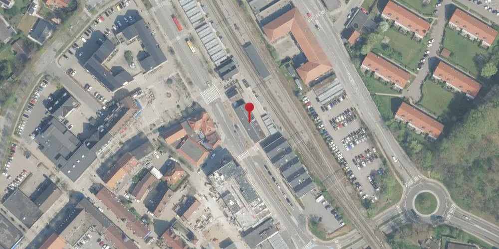 Historisk kort over Allerød Station Historisk kort over Allerød Station