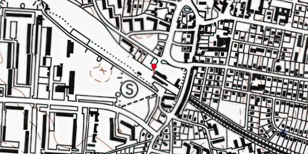 Historisk kort over Ballerup Stationscenter