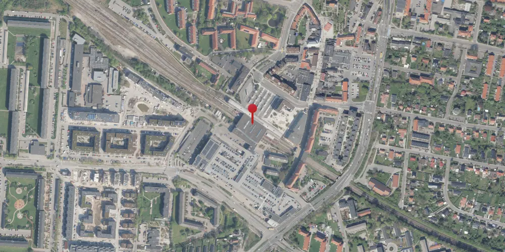Historisk kort over Ballerup Stationscenter