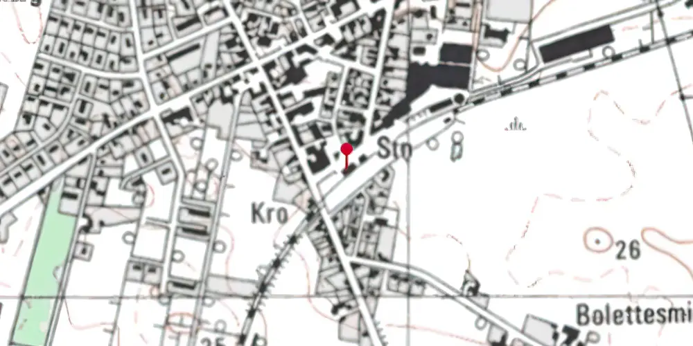 Historisk kort over Bedsted Thy Trinbræt Historisk kort over Bedsted Thy Trinbræt