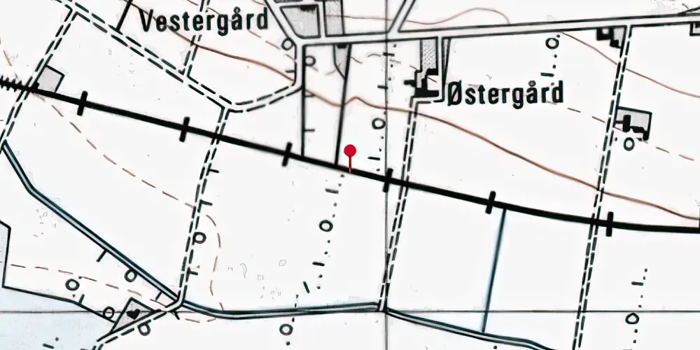Historisk kort over Birk Centerpark Trinbræt Historisk kort over Birk Centerpark Trinbræt