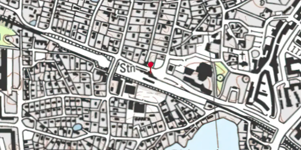 Historisk kort over Birkerød Station Historisk kort over Birkerød Station