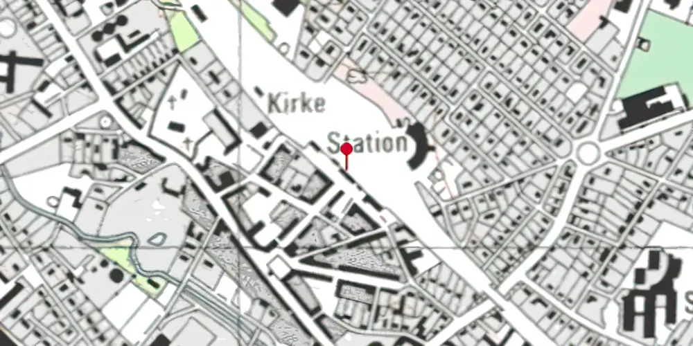 Historisk kort over Brande Station Historisk kort over Brande Station