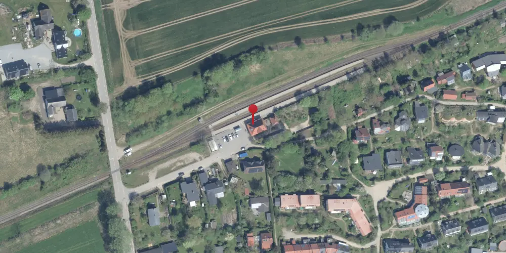 Historisk kort over Dyssekilde Station Historisk kort over Dyssekilde Station