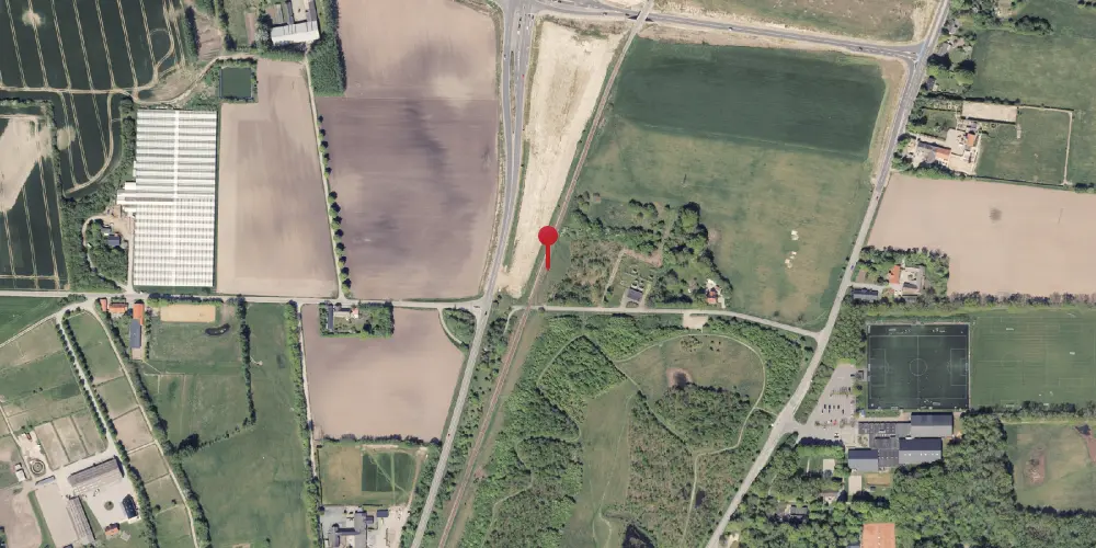 Historisk kort over Egelund Trinbræt