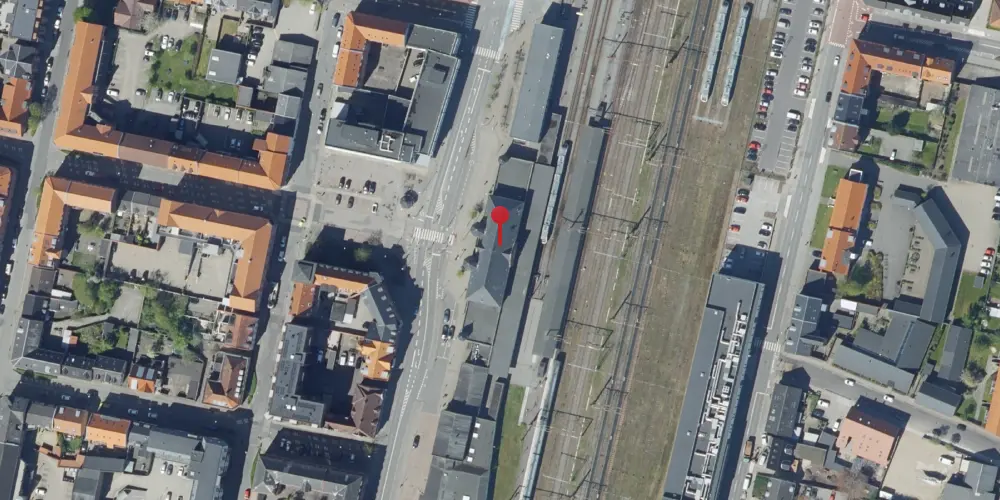 Historisk kort over Esbjerg Station