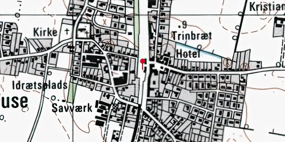 Historisk kort over Eskilstrup Trinbræt Historisk kort over Eskilstrup Trinbræt