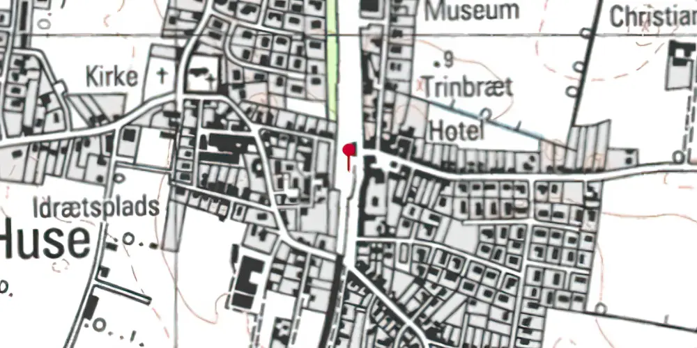 Historisk kort over Eskilstrup Trinbræt Historisk kort over Eskilstrup Trinbræt