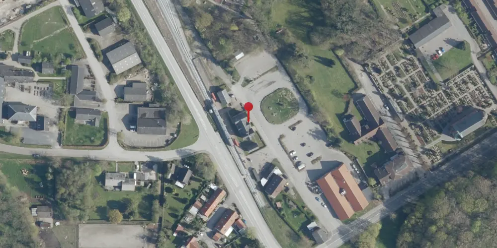 Historisk kort over Faxe Ladeplads Station Historisk kort over Faxe Ladeplads Station