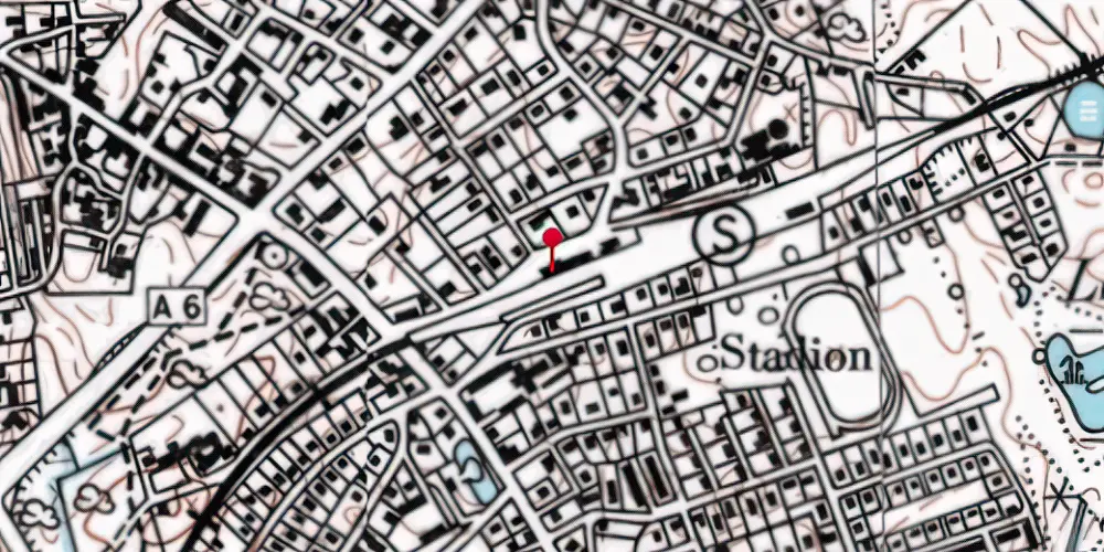 Historisk kort over Fredensborg Station