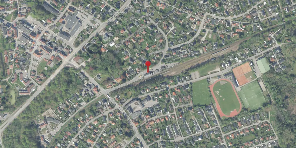 Historisk kort over Fredensborg Station