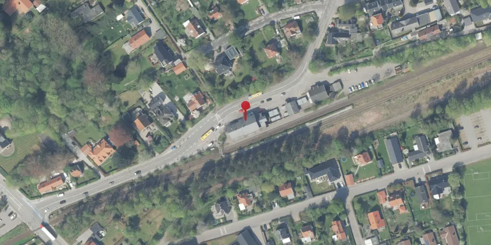 Historisk kort over Fredensborg Station
