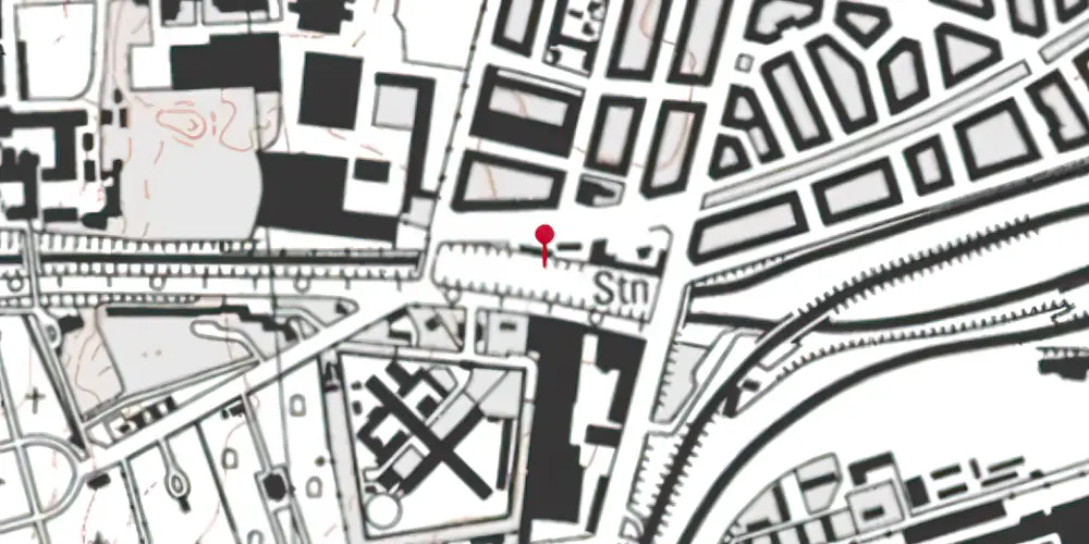 Historisk kort over Frederiksberg Trinbræt Historisk kort over Frederiksberg Trinbræt