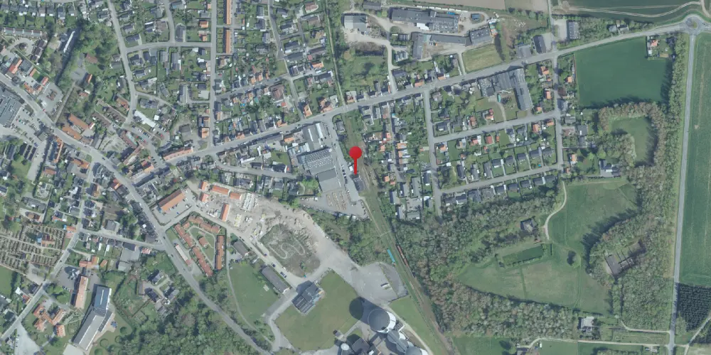 Historisk kort over Gørlev Station