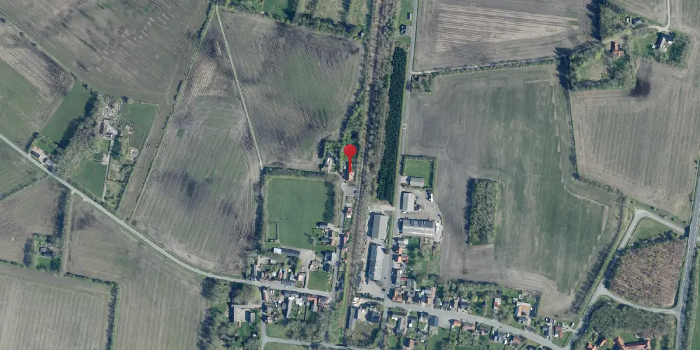 Historisk kort over Gårde Station [1920-1970]
