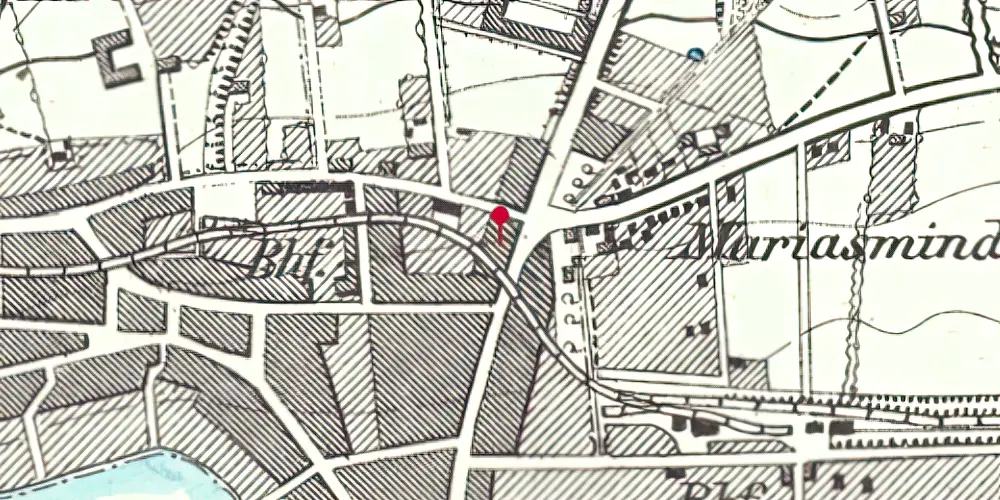 Historisk kort over Haderslev By Station Historisk kort over Haderslev By Station