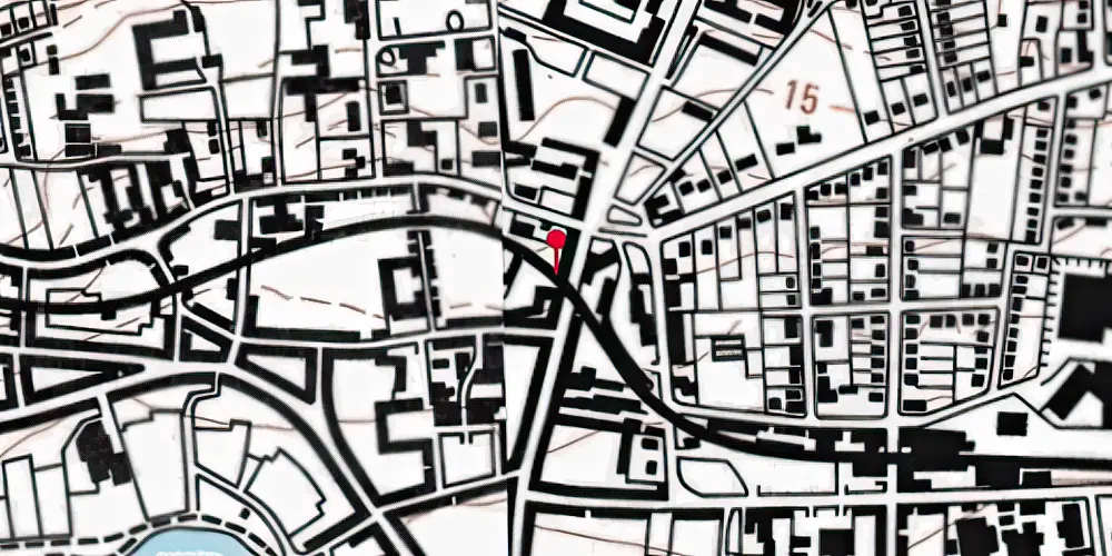 Historisk kort over Haderslev By Station Historisk kort over Haderslev By Station