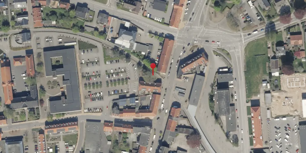 Historisk kort over Haderslev By Station Historisk kort over Haderslev By Station