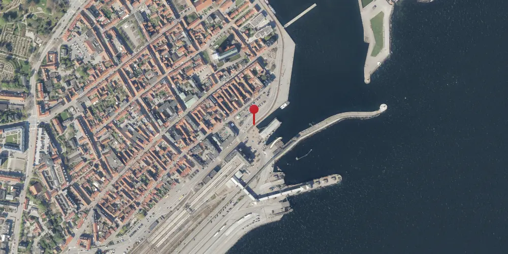 Historisk kort over Havnepladsen Trinbræt Historisk kort over Havnepladsen Trinbræt