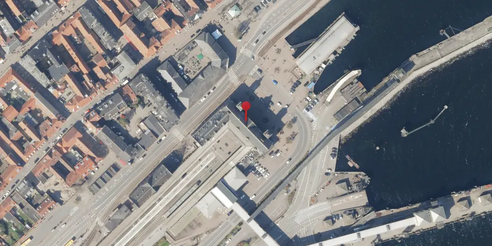 Historisk kort over Helsingør Station Historisk kort over Helsingør Station
